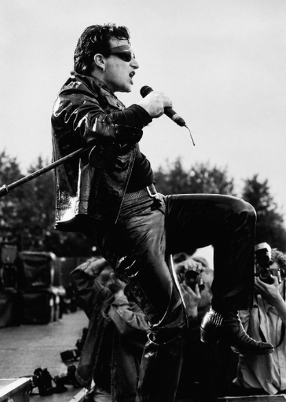 U2 - BONO LIVE - Symbios Design Rare Glossy Poster Print