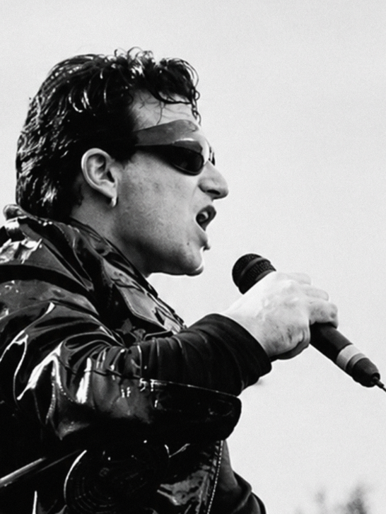 U2 - BONO LIVE - Symbios Design Rare Glossy Poster Print