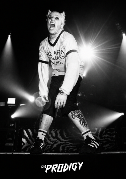 THE PRODIGY - KEITH FLINT - Symbios Design Rare Glossy Poster Print