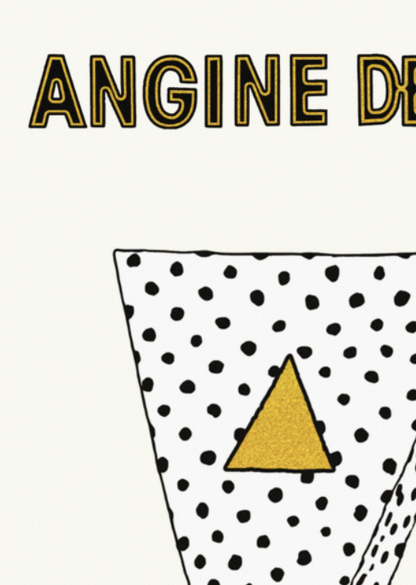 ANGINE DE POITRINE - Symbios Design Rare Glossy Poster Print