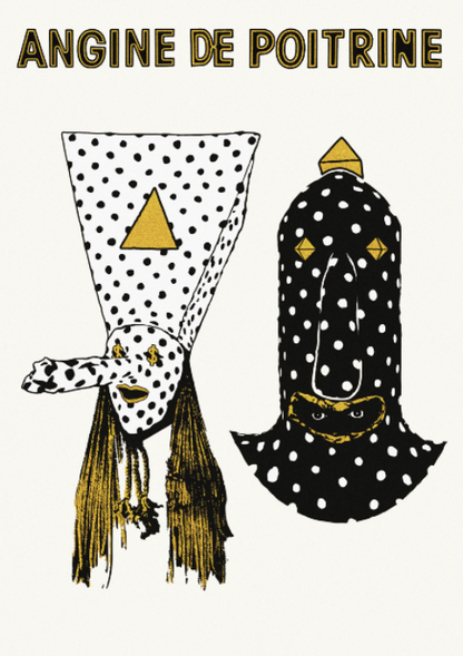 ANGINE DE POITRINE - Symbios Design Rare Glossy Poster Print