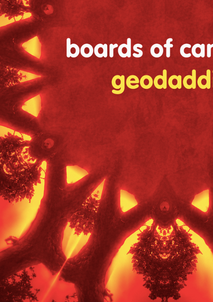 BOARDS OF CANADA - GEODADDI -  Symbios Design Rare Glossy Poster Print