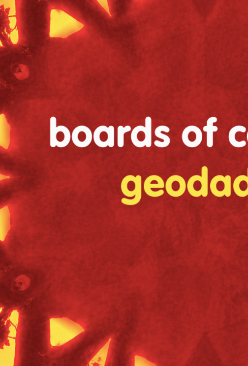 BOARDS OF CANADA - GEODADDI -  Symbios Design Rare Glossy Poster Print