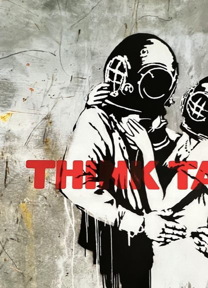 BLUR - BANKSY - THINK TANK - Symbios Design Rare Glossy Poster Print