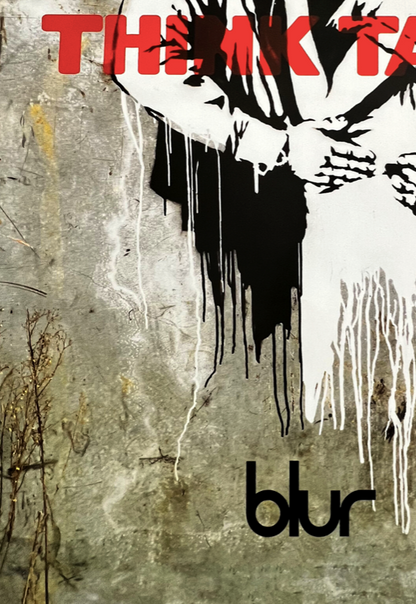 BLUR - BANKSY - THINK TANK - Symbios Design Rare Glossy Poster Print