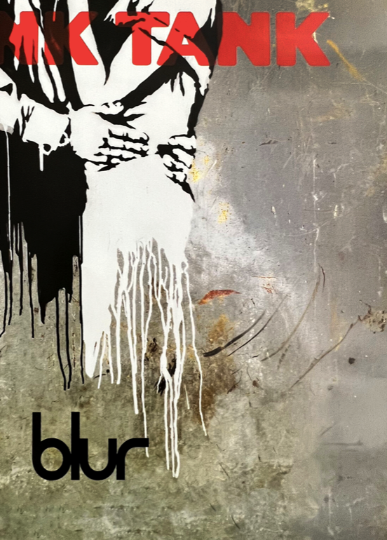 BLUR - BANKSY - THINK TANK - Symbios Design Rare Glossy Poster Print