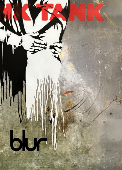 BLUR - BANKSY - THINK TANK - Symbios Design Rare Glossy Poster Print