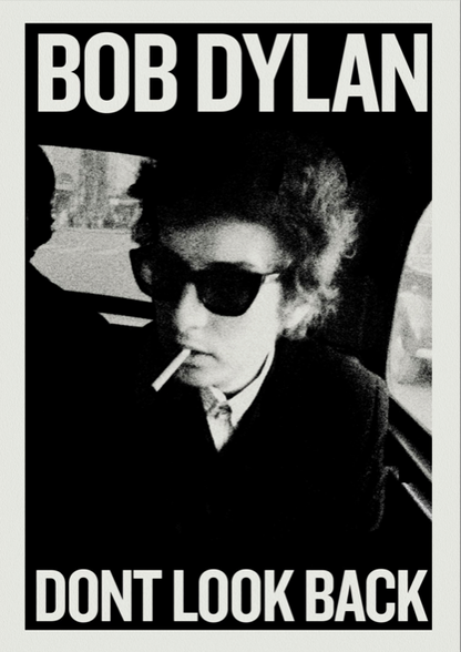 BOB DYLAN - DON'T LOOK BACK - Symbios Design Rare Glossy Poster Print