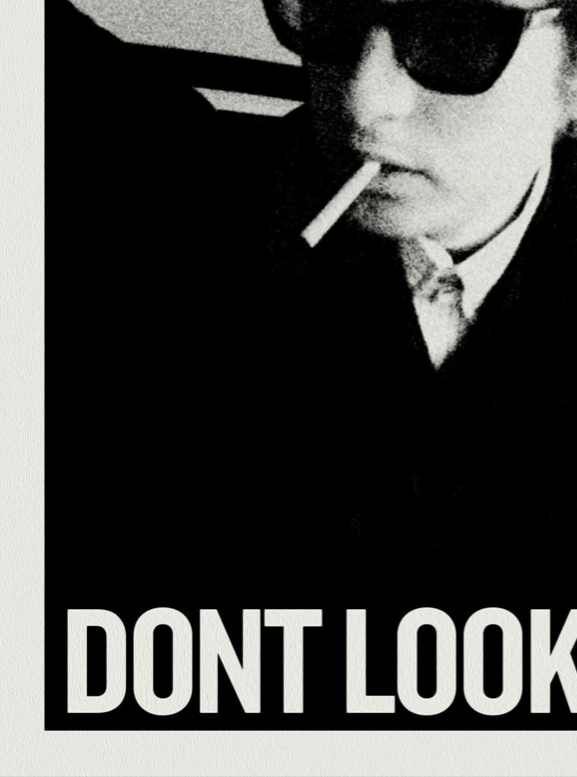 BOB DYLAN - DON'T LOOK BACK - Symbios Design Rare Glossy Poster Print