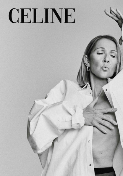 CELINE DION - Symbios Design Rare Glossy Poster Print