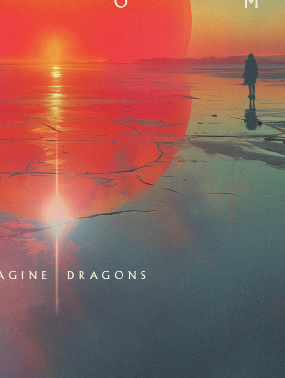 IMAGINE DRAGONS - LOOM - Symbios Design Rare Glossy Poster Print
