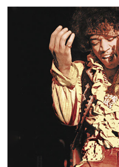 JIMI HENDRIX - Symbios Design Rare Glossy Poster Print