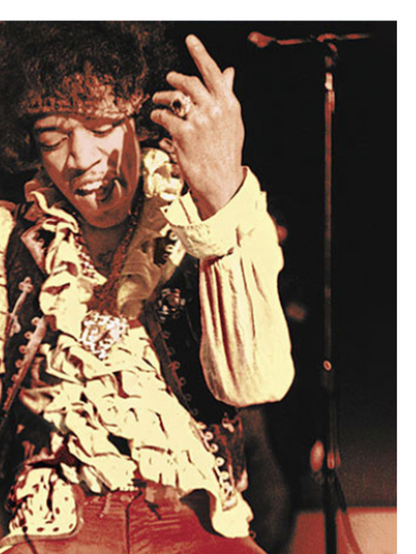 JIMI HENDRIX - Symbios Design Rare Glossy Poster Print