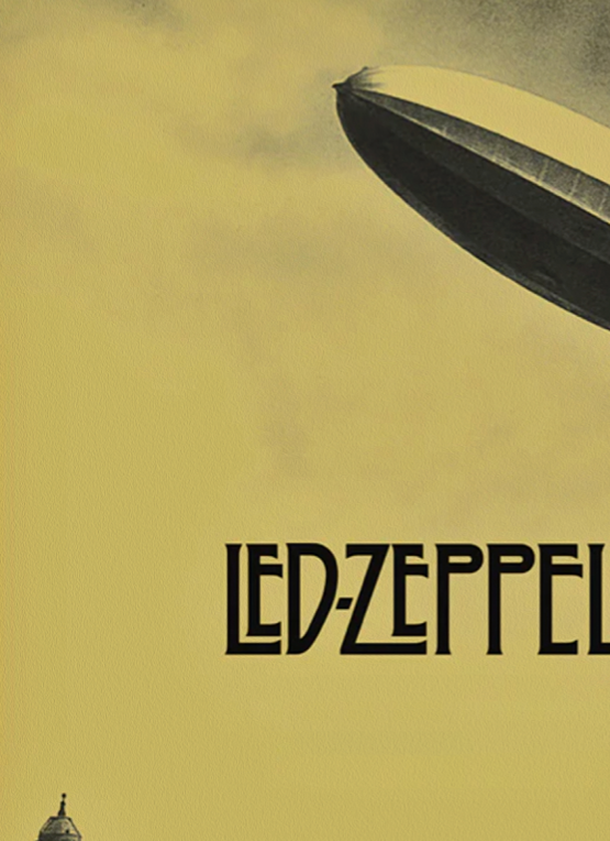 LED ZEPPELIN - Symbios Design Rare Glossy Poster Print