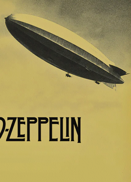 LED ZEPPELIN - Symbios Design Rare Glossy Poster Print