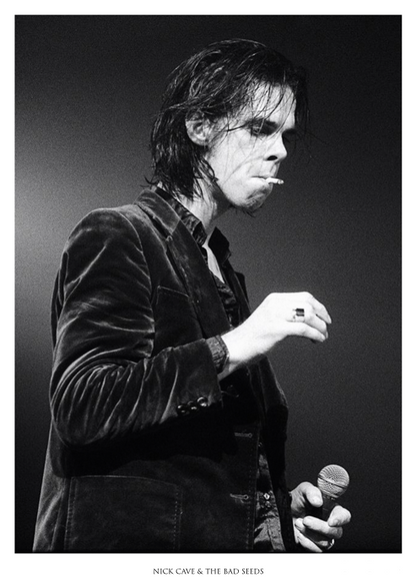 NICK CAVE & THE BAD SEEDS - Symbios Design Rare Glossy Poster Print