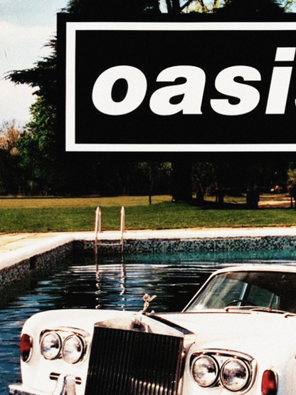 OASIS BE HERE NOW - Symbios Design Rare Glossy Poster Print