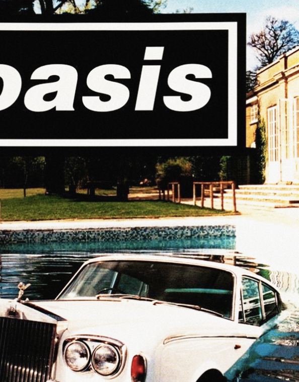 OASIS BE HERE NOW - Symbios Design Rare Glossy Poster Print