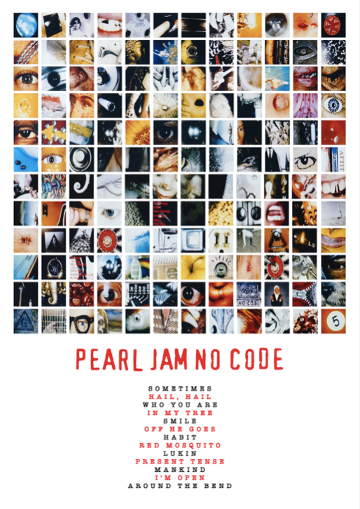 PEARL JAM - NO CODE - Symbios Design Rare Glossy Poster Print