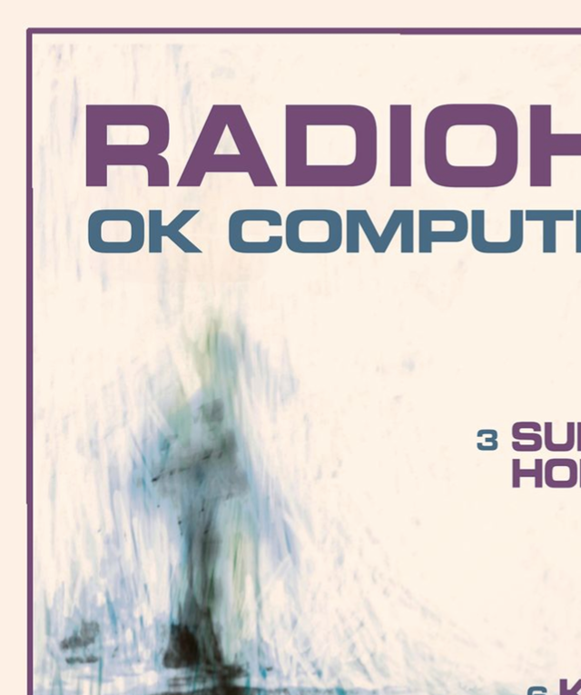 RADIOHEAD - OK COMPUTER 97' - Symbios Design Rare Glossy Poster Print