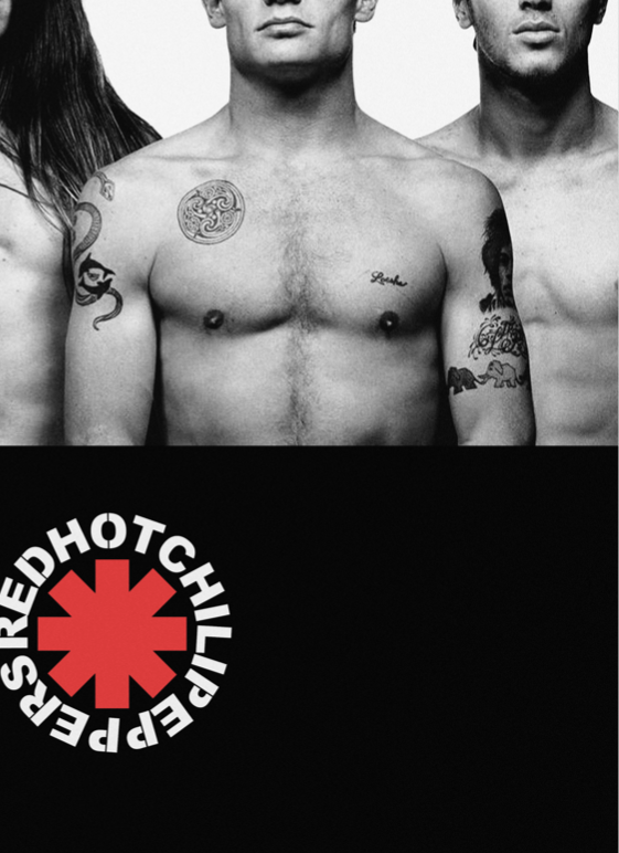 RED HOT CHILI PEPPERS - Symbios Design Rare Glossy Poster Print