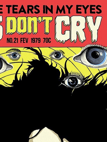 THE CURE - BOYS DON'T CRY - Symbios Design Rare Glossy Poster Print