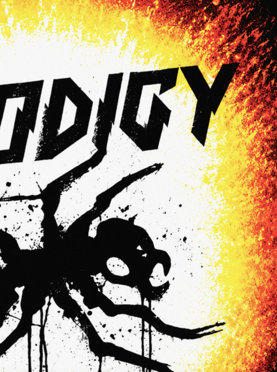 THE PRODIGY - WORLDS ON FIRE - Symbios Design Rare Glossy Poster Print