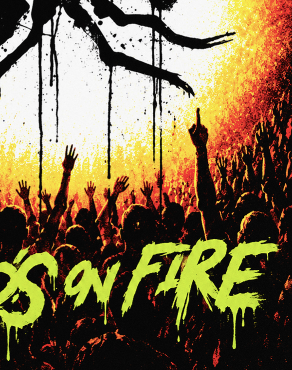 THE PRODIGY - WORLDS ON FIRE - Symbios Design Rare Glossy Poster Print