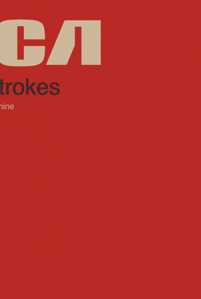 THE STROKES - COMEDOWN MACHINE - Symbios Design Rare Glossy Poster Print
