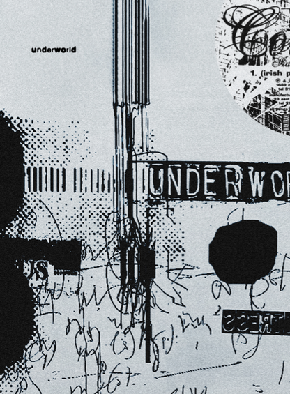 UNDERWORLD - COWGIRL - Symbios Design Rare Glossy Poster Print