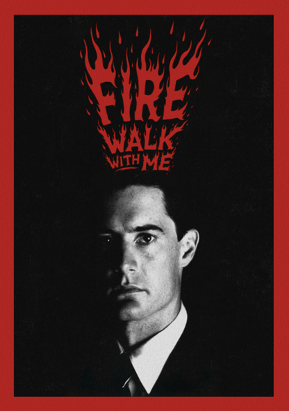 TWIN PEAKS - AGENT COOPER - FIRE WALK WITH ME - Symbios Design Rare Glossy Poster Print