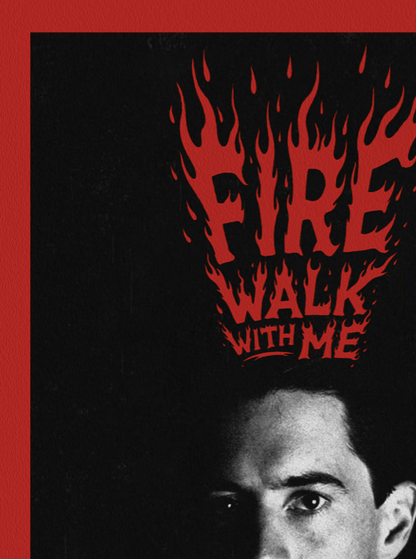 TWIN PEAKS - AGENT COOPER - FIRE WALK WITH ME - Symbios Design Rare Glossy Poster Print