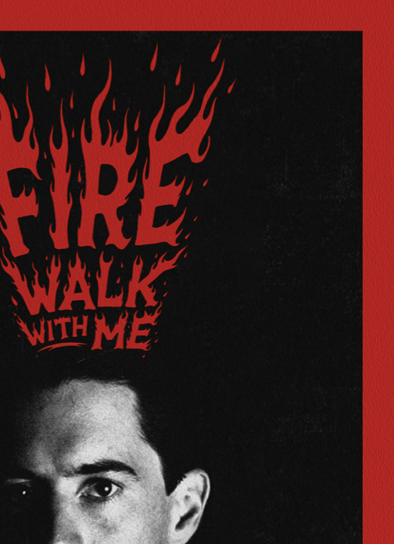TWIN PEAKS - AGENT COOPER - FIRE WALK WITH ME - Symbios Design Rare Glossy Poster Print