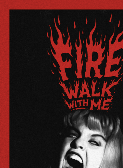 TWIN PEAKS - LAURA PALMER - FIRE WALK WITH ME - Symbios Design Rare Glossy Poster Print