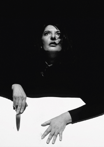 MARINA ABRAMOVIC - Symbios Design Rare Glossy Poster Print