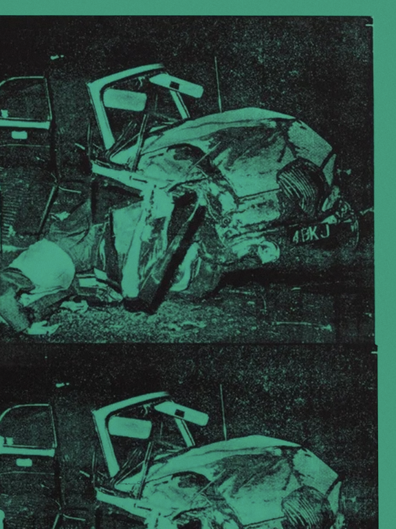 ANDY WARHOL - GREEN DISASTER - Symbios Design Rare Glossy Poster Print