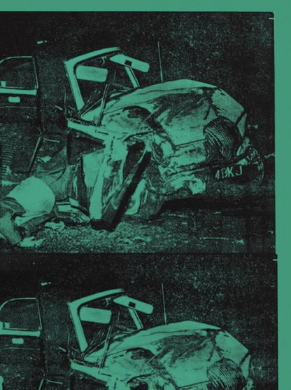 ANDY WARHOL - GREEN DISASTER - Symbios Design Rare Glossy Poster Print