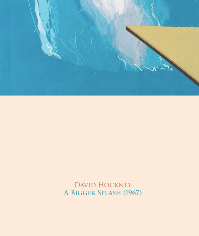 DAVID HOCKNEY - A BIGGER SPLASH - Symbios Design Rare Glossy Poster Print