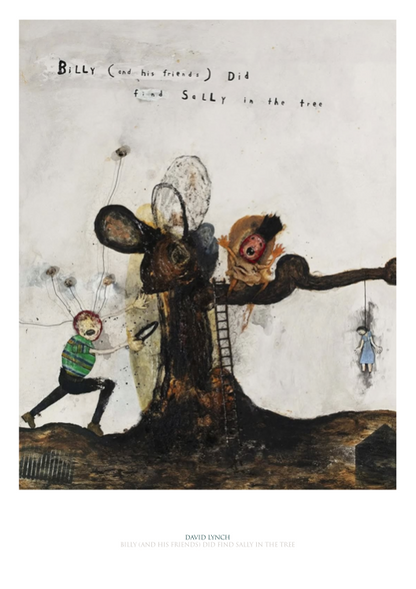 DAVID LYNCH - BILLY AND HIS FRIENDS... - Symbios Design Rare Glossy Poster Print
