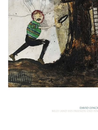 DAVID LYNCH - BILLY AND HIS FRIENDS... - Symbios Design Rare Glossy Poster Print