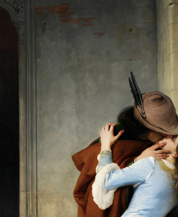 FRANCESCO HAYEZ - THE KISS- Symbios Design Rare Glossy Poster Print