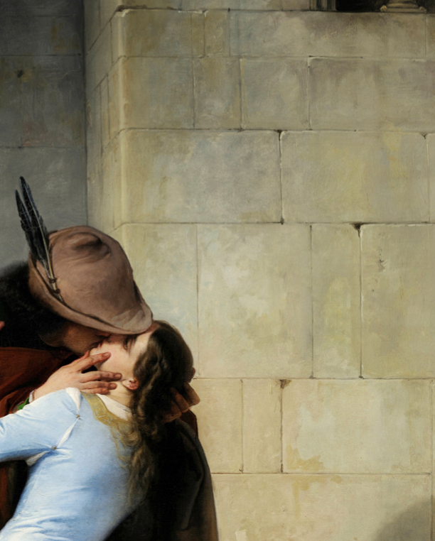 FRANCESCO HAYEZ - THE KISS- Symbios Design Rare Glossy Poster Print