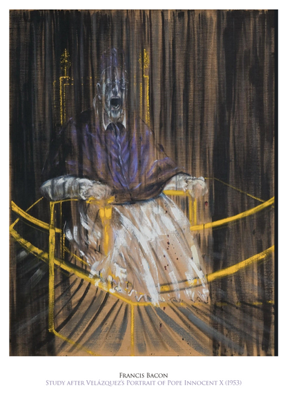 FRANCIS BACON - STUDY ... - Symbios Design Rare Glossy Poster Print