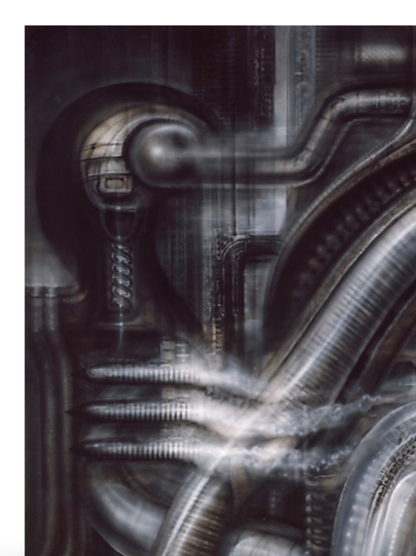 H.R.Giger Japanese Excursion III - Symbios Design Rare Glossy Poster Print