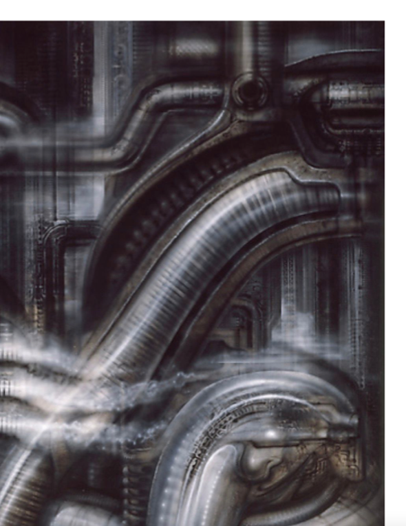 H.R.Giger Japanese Excursion III - Symbios Design Rare Glossy Poster Print