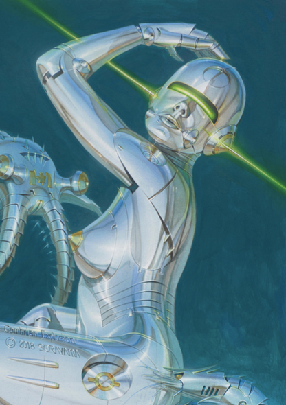 Hajime Sorayama - The Cambrian Explosion - Symbios Design Rare Glossy Poster Print