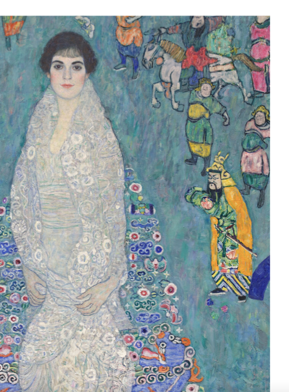 GUSTAV KLIMT - Portrait of Elisabeth Lederer - Symbios Design Rare Glossy Poster Print