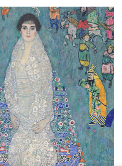 GUSTAV KLIMT - Portrait of Elisabeth Lederer - Symbios Design Rare Glossy Poster Print
