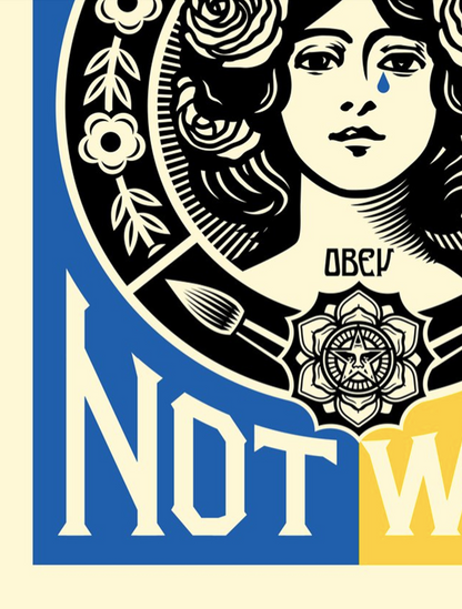 MAKE ART NOT WAR - OBEY  - Symbios Design Rare Glossy Poster Print