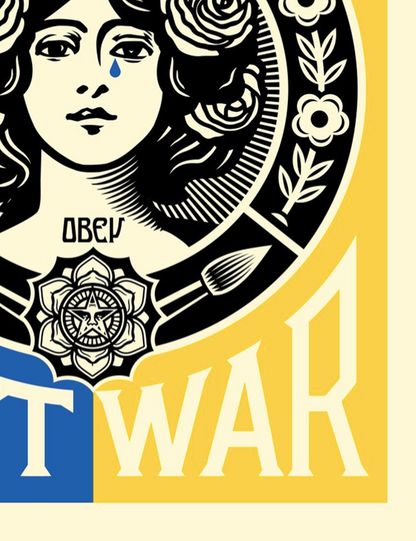 MAKE ART NOT WAR - OBEY  - Symbios Design Rare Glossy Poster Print
